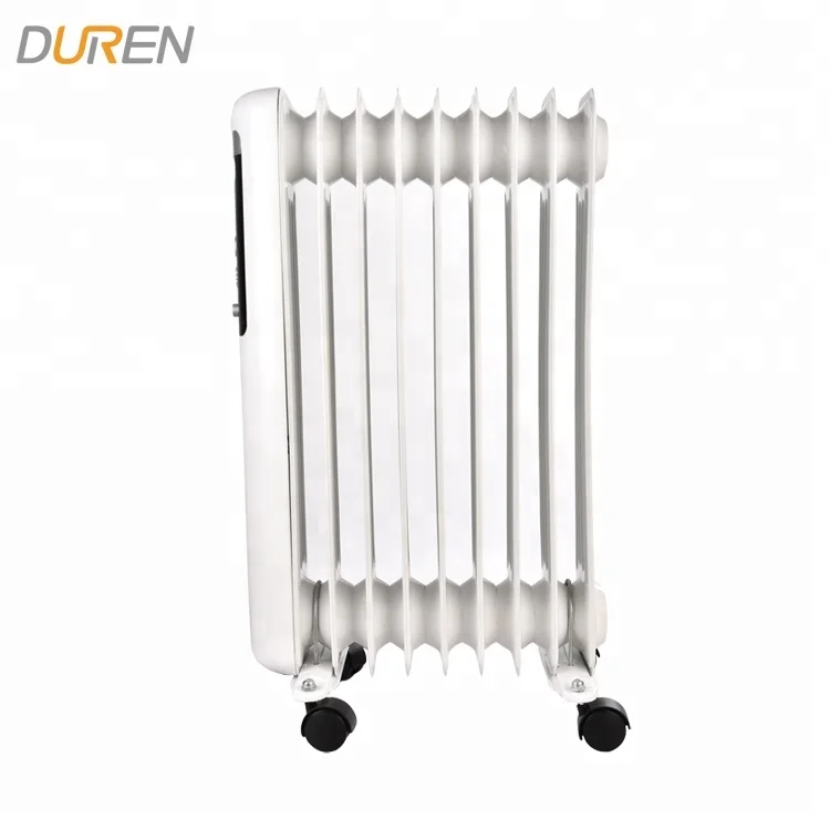 Greenhouse oil-filled heaters indoor baseboard radiator caster wheel oil filled heater