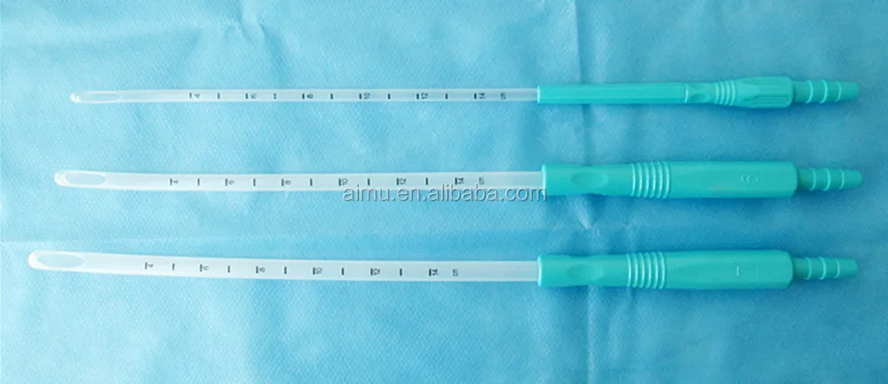 disposable plastic suction tube suction catheter suction tip with handle