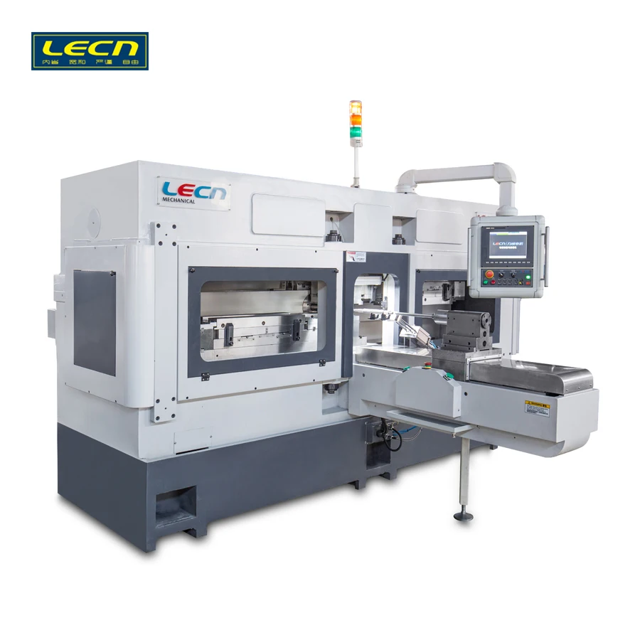 LC800A /LC1000A horizontal Spline shaft hobbing Machine for auto parts forming