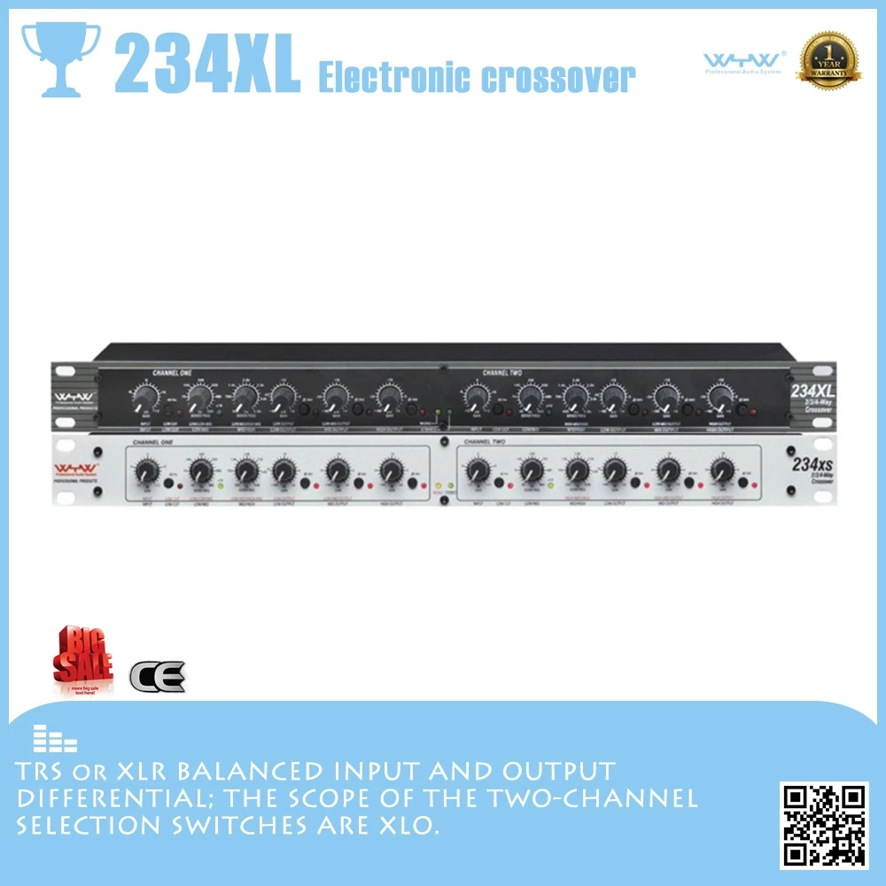 234XL Electronic crossover pro audio