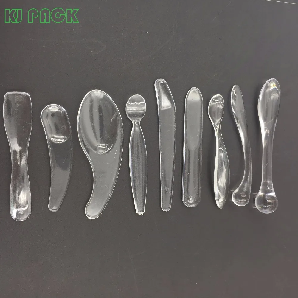 
pp black spatula permanent Cosmetic Mask Spoon tools wax spatula plastic 