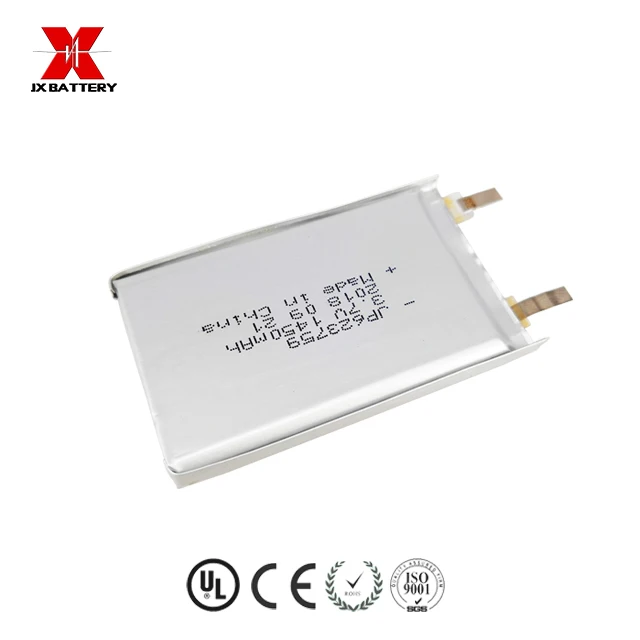 rechargeable 1450mAh battery 623759 3.7V li-ion polymer batteries