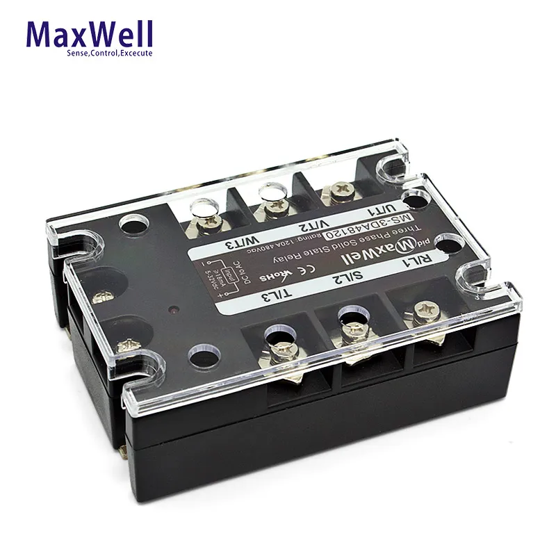 electrical solid state relay 5vdc input three phase 220VAC 480vac solid state relay