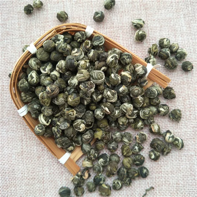 Mo li long zhu EU Standard Superior Chinese leaves tea Jasmine Pearl Scented ball Tea