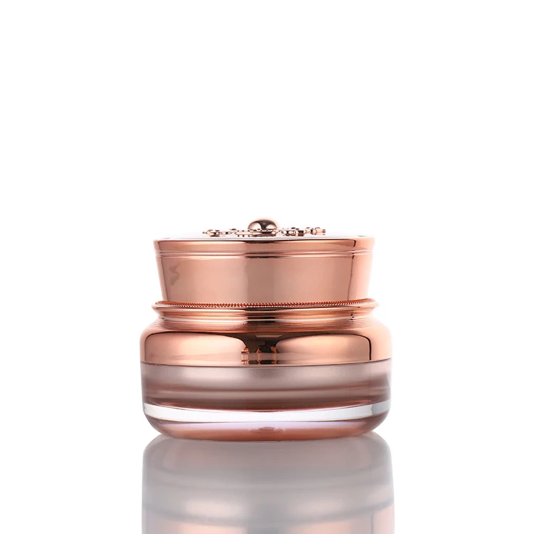 Exquisite Beautiful Acrylic Cream 30ml Cosmetic Clear Mini Plastic Jar