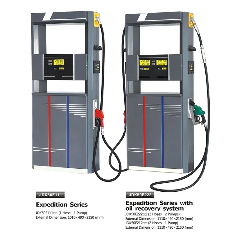 Expedition series gas station one auto shutoff nozzle fuel pumps tokheim fuel dispensing dispenser with anti-static rubber hose