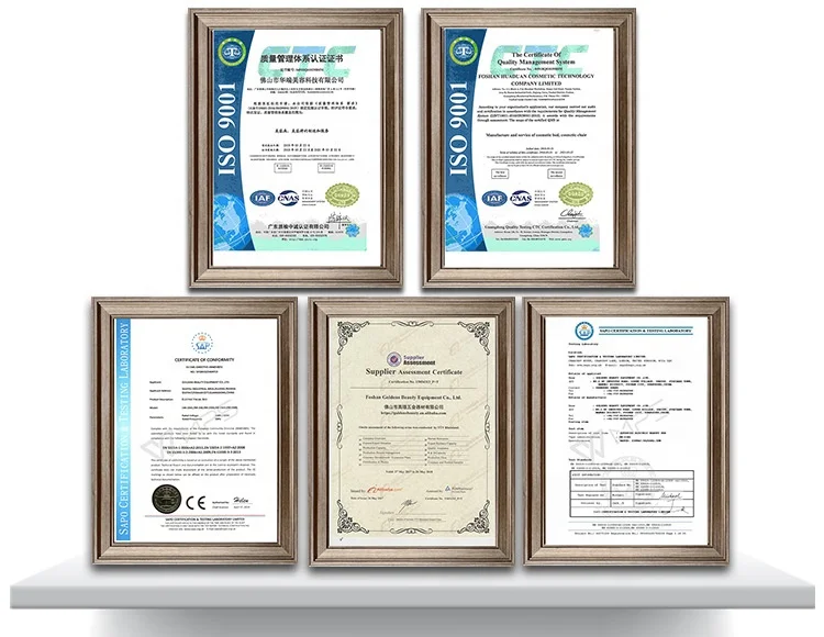 WCM-MB013 Commercial furniture Salon SPA bed rotating electric massage bed facial synthetic leather treatment table