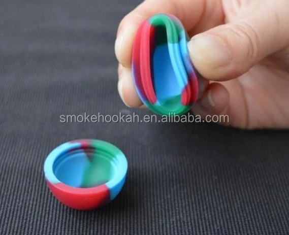 wholesale Containers Silicone Jars Container Silicone Contianer With Stainless Steel Dabber Tool Kit
