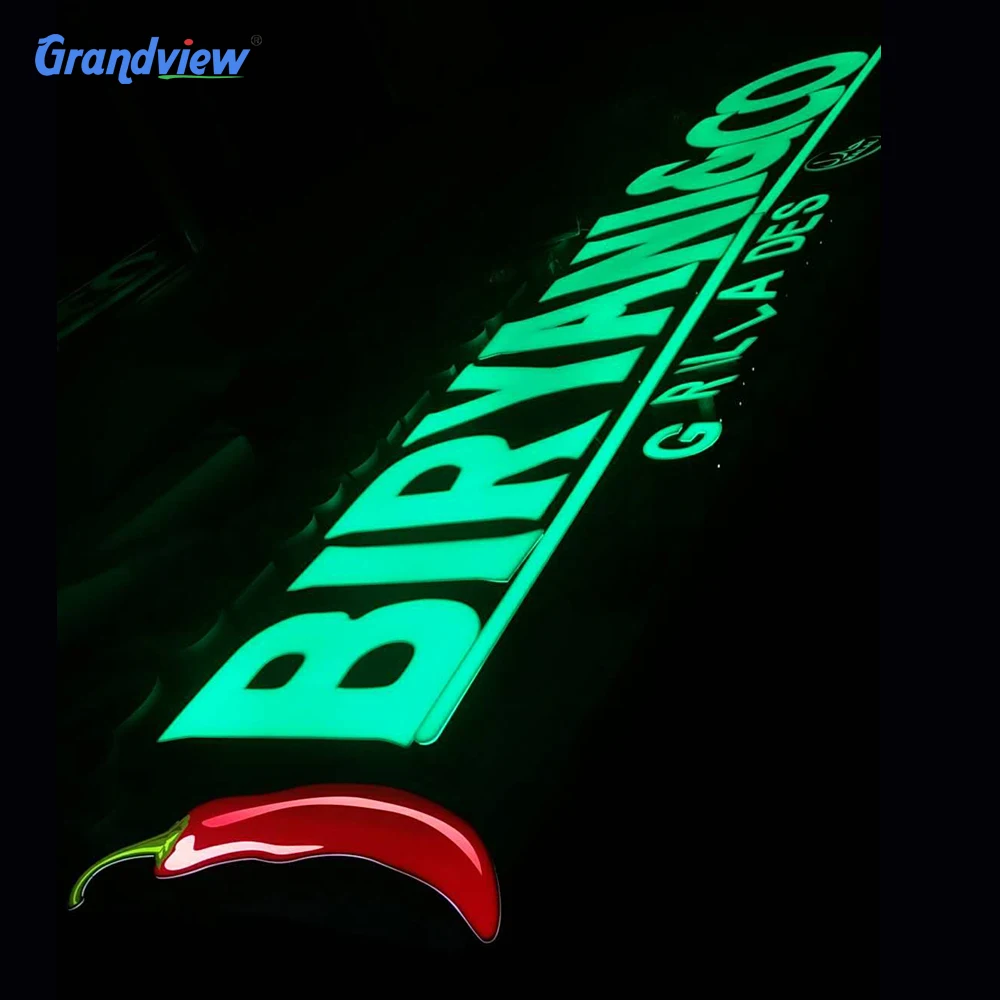 3D illuminated logo Led acrylic channel letter