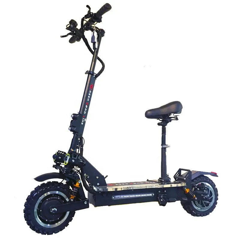 high quality top speed 80km/h electric scooter dual motor 3600W 60V with cross tires