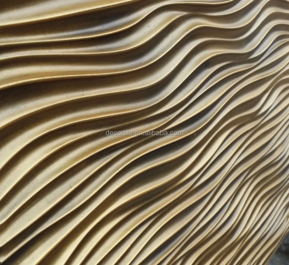 PLB-wave Faux tin classic style ancientry ceiling tiles antique brass embossed store  club decor wall panels