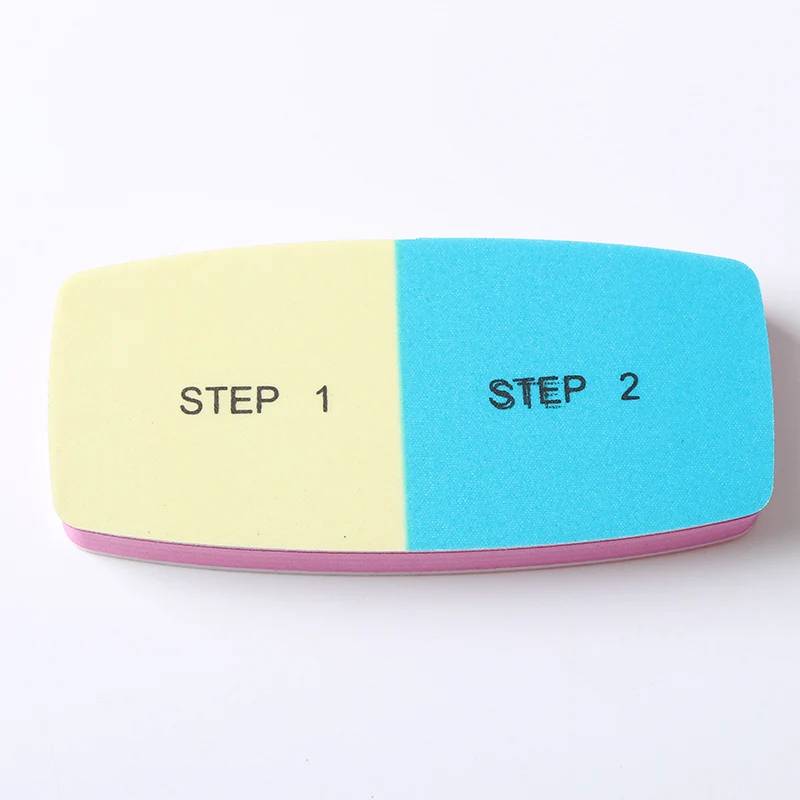 Wholesale custom color disposable sponge nail buffer