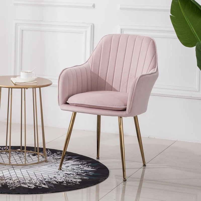 Nordic upholstered modern velvet design dining chair