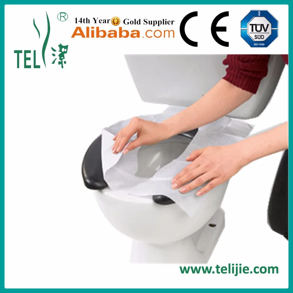 Одноразовый чехол на сиденье унитаза