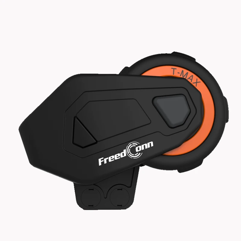 FreedConn T-MAX E Motorcycle Bluetooth Intercom Headset with FM 1000 Meters 6 Riders Gruop Talking System Helmet Headphone
