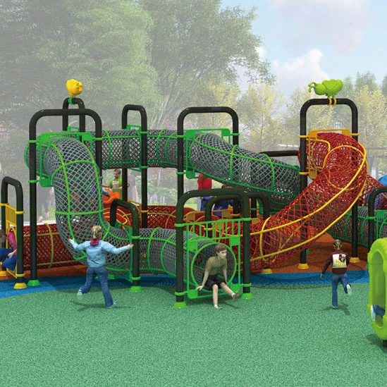 China Supplier Outdoor Climbing Set Children Play Game Amusement Park Ride Outdoor Adventure Playground Equipment