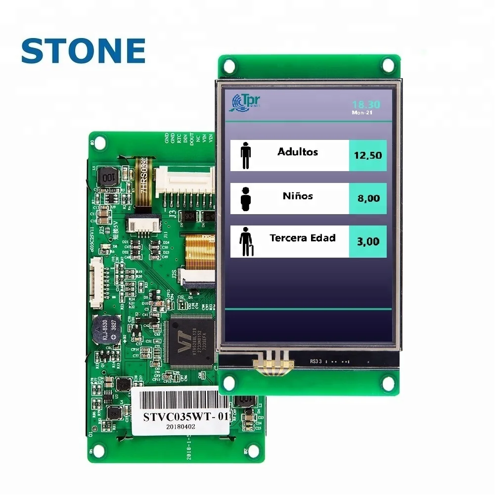 3,5 'цифровой питания ЖК-микроконтроллер доска с RS232 интерфейс