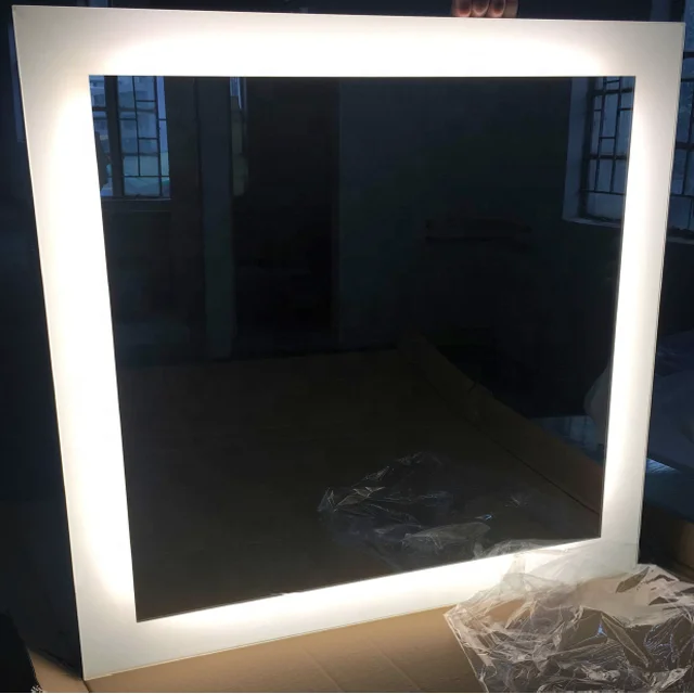 
Bathroom Clock Radio With Illuminated LED Light Mirror 