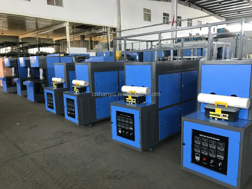 Semi Automatic PET Bottle Blowing Machine / PET Plastic Bottle Blow Molding Machine