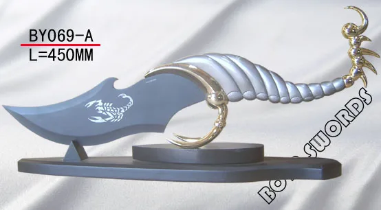 Craft knife The scorpion knife Plastic sword Stainless steel sword by069A