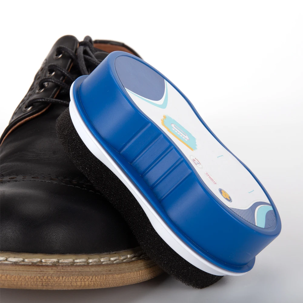 High Quality Factory Supply Double Faces OEM002 Shoe Instant Shine Sponge with Silicone Oil