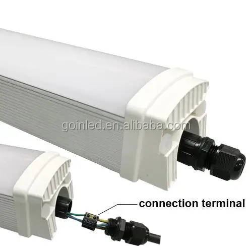 wholesale greenhouse Light Recipes Red Blue 4:1 plant grow light IP65 led tri proof linear light 40W
