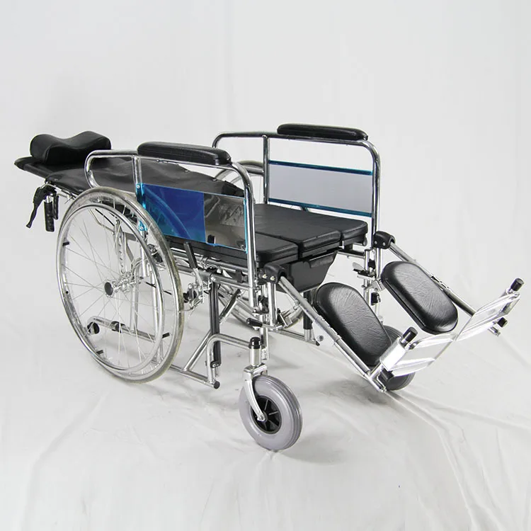 high back reclining handicapped wheelchair perfect commode wheelchair
