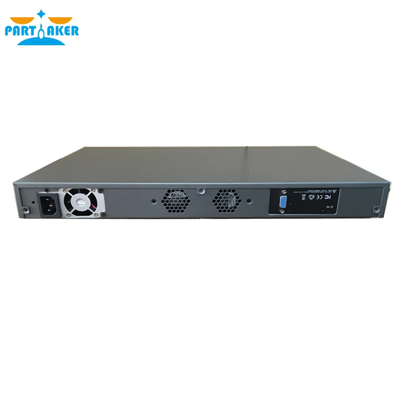 
1U Hardware Firewall Network with 4* 1000M 82574L Gigabit LAN 4* SPF Core i3 4130 3.4Ghz Mikrotik ROS Barebone 
