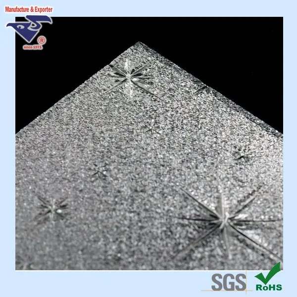 Polystyrene / PS material embossed plastic sheet / plate / board / panel for interior wall decorating
