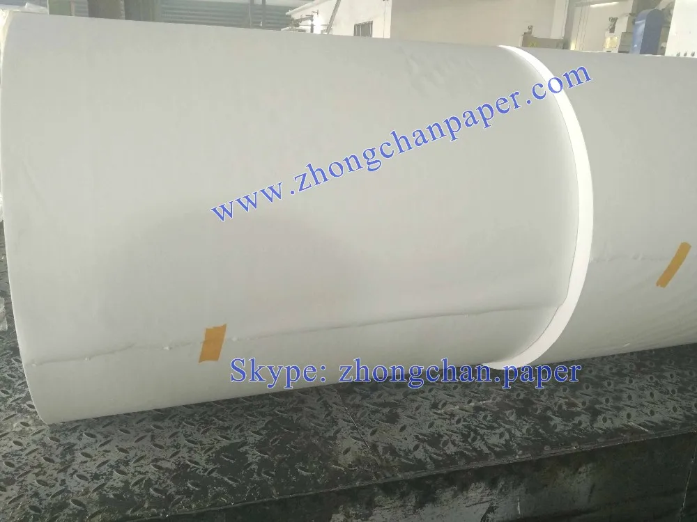 
Custom-Made Plain 40gsm MG Poly Coated White Kraft Paper Rolls 