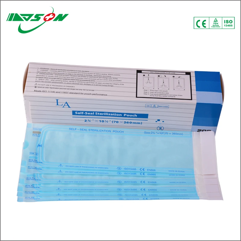 
CSSD Dental Clinic Tattoo Equipment Sterilization Self Sealing pouch Hospital Beauty Salon Equipment Sterilization bag 