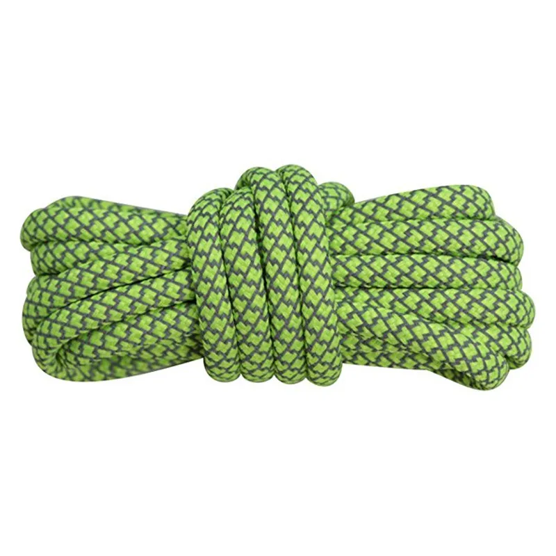 Yrunfeety New 3M Reflective Rope Laces Round 3M Reflective Shoelaces Lighted Shoelaces Luminous Shoe Laces for Sale 21 Colors