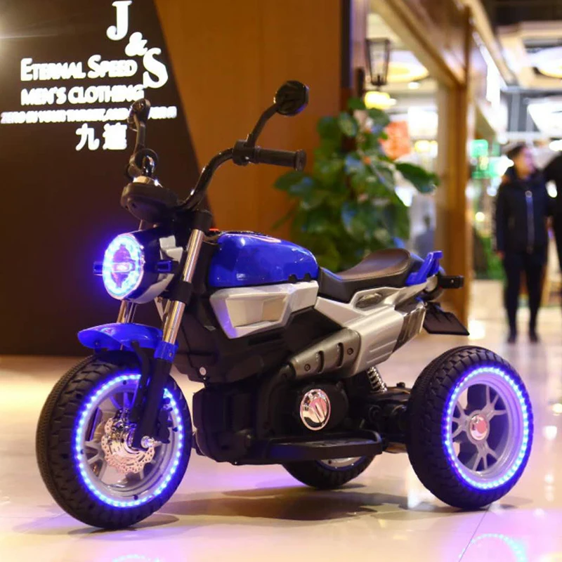 Tianshun Factory Supply New Product Kids Electric Motorcycle/ With Three Wheels Baby Ride on Toys