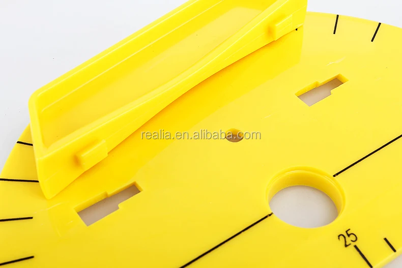 Преподавательный пластиковый транспортир