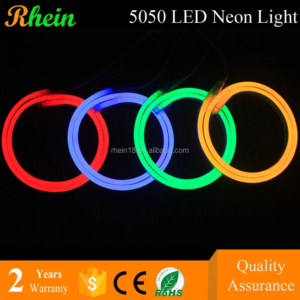 
ETL CE Waterproof 120V 220V 2835 5050 Led Flex Neon Lighting 