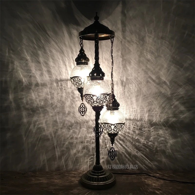 Tokin Handmade Mosaic Art Turkish LED table retro Lamp