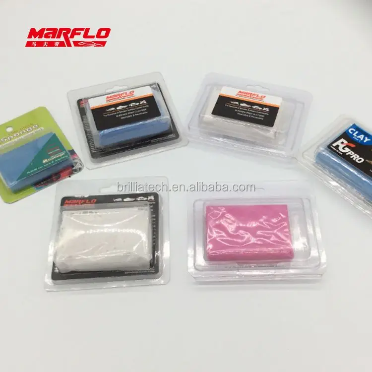 
BT-2012 Magic Clay Bar Washing Mud Rubber Clay Bar With Different Color Size Package For Car Care Detailing Wash Wax Applicator 