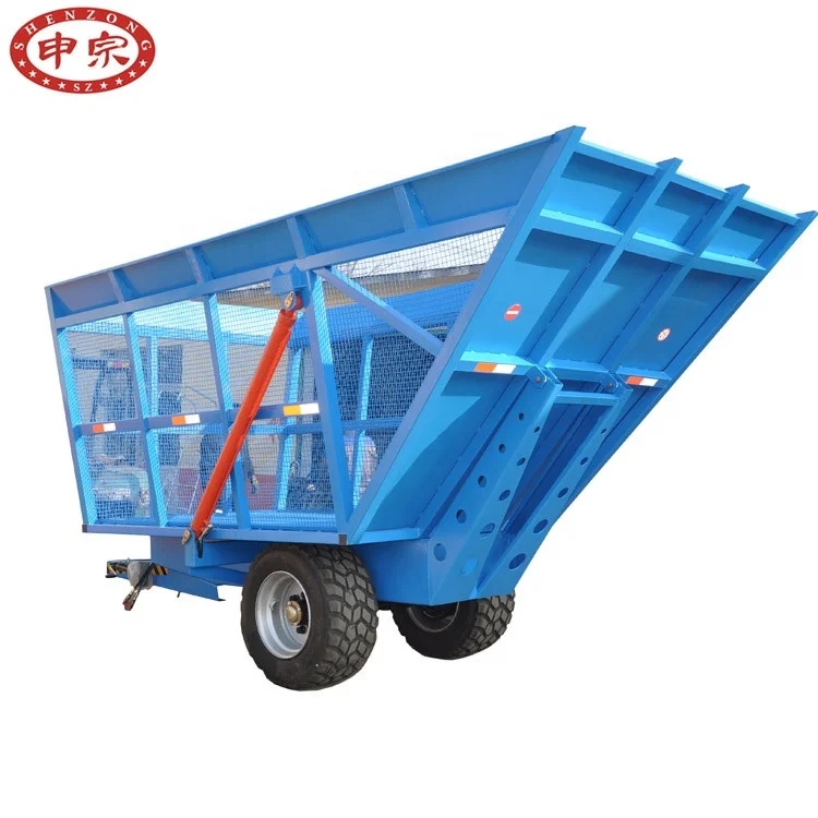 farm tractor trailer use 4ton sugar cane tipping trailers