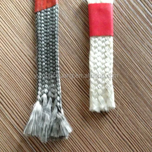 Refactory heat resistance glass fiber door sealing rope for wood/pellet stove door seal