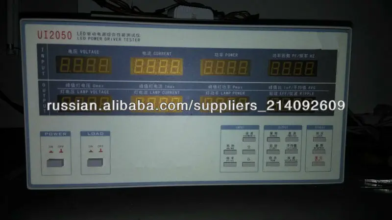 Мировой стандарт UI2050 водителя власти тестера