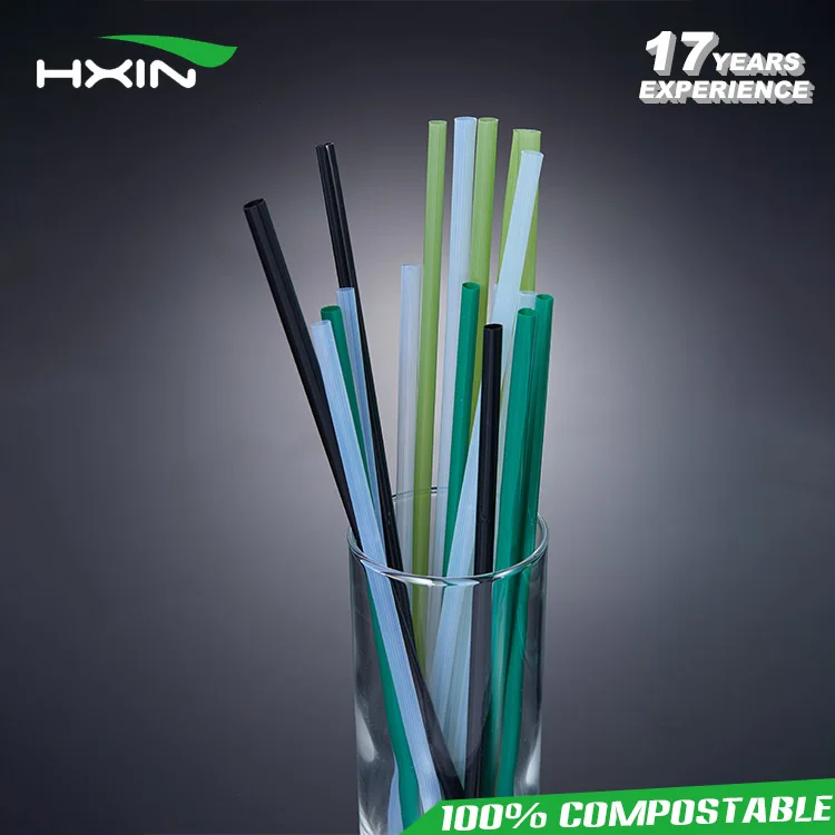 hot selling item pla compostable disposable drinking plastic straw