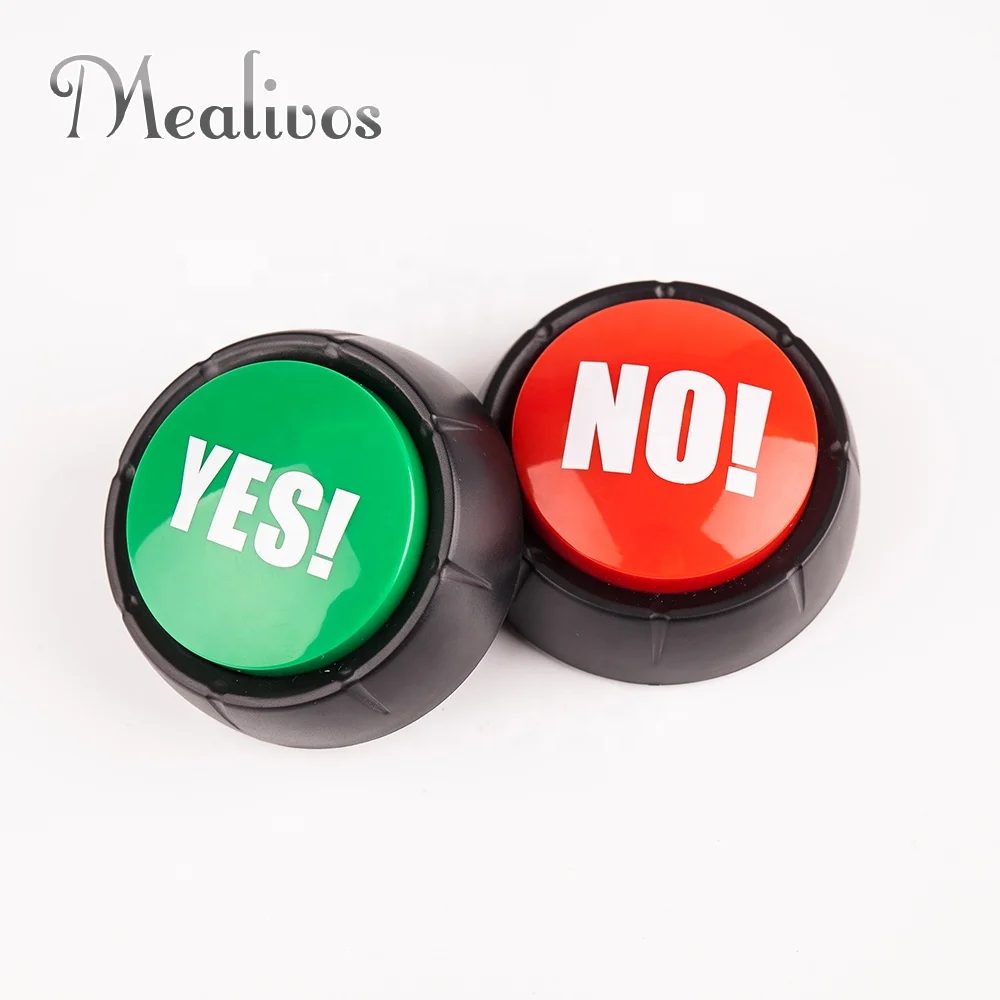 Yes and No Decision Buzzer Buttons - 2 Pack