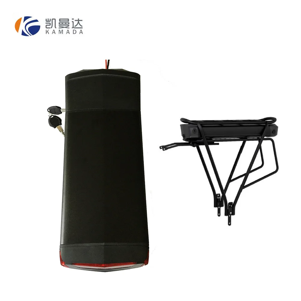 lithium ion battery 48v 14ah 11.6ah rear rack type luggage battery 48v 14ah 11.6ah
