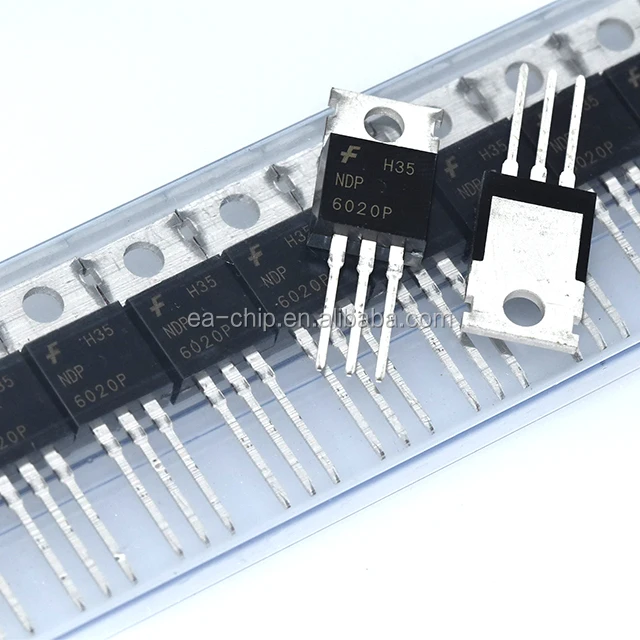 NDP6020P POWER FIELD-EFFECT TRANSISTOR, 2 MOSFET P-CH 20V 24A TO-220   new and original stock
