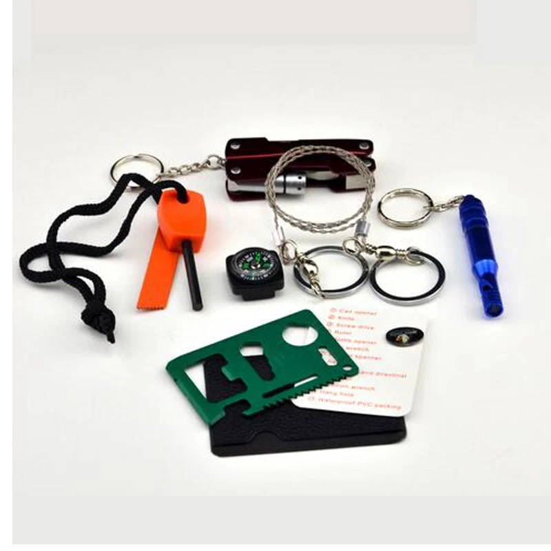 2016 new products emergency survival kit wholesale SOS survival kit most popular camping survival kits