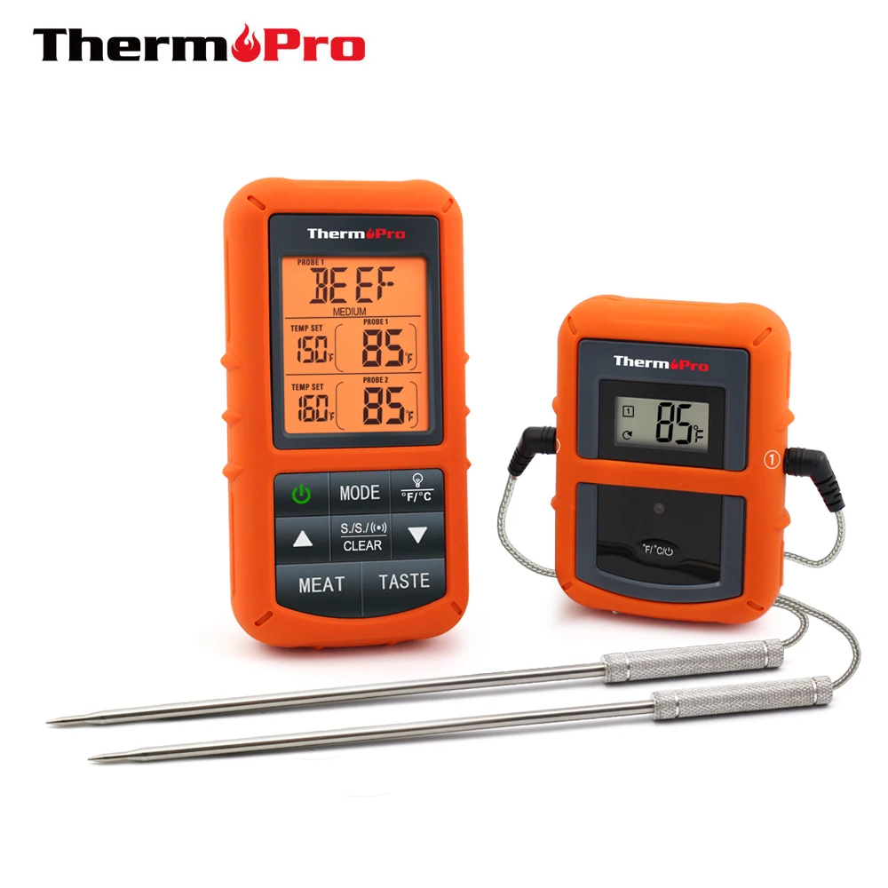 
ThermoPro TP20S Wireless Cooking Meat Thermometer Digital for Oven with Dual Thermometer Probes 