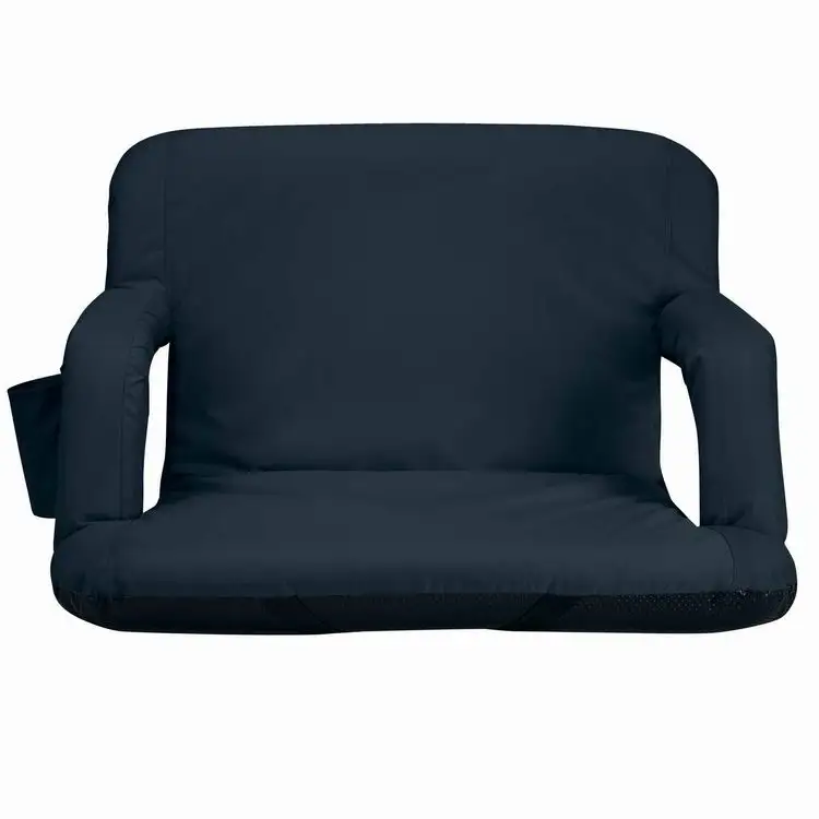 Width Deluxe Portable Reclining Seat Reclining Bleacher Chair Folding Stadium Seat Chairs with backs
