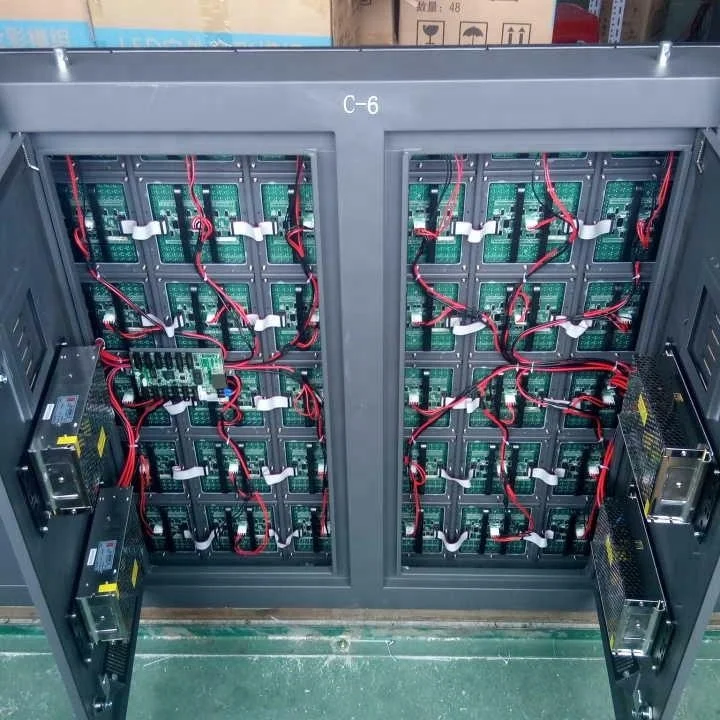 Lowest price p8 IP67 outdoor waterproof steel cabinets big led billboard for best price