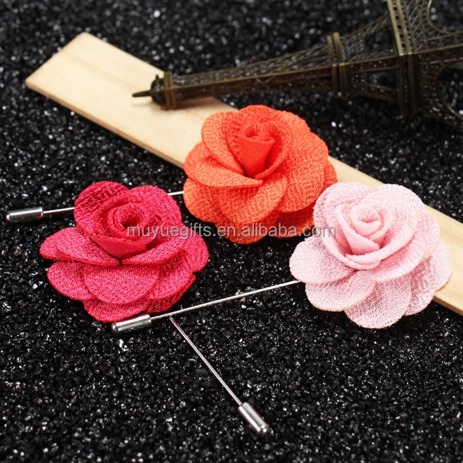 Мужские заколки для лацканов с изображением цветов, 2017