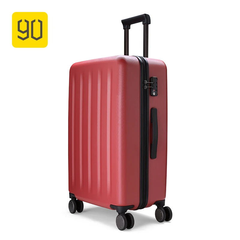 Xiaomi 90FUN 100% PC Suitcase Colorful Rolling Luggage Lightweight Carry on Spinner Wheel Travel TSA lock women men 20inch